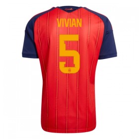 Günstige Fußballtrikots Spanien Vivian 5 Heimtrikot FIFA WM 2026 Kurzarm
