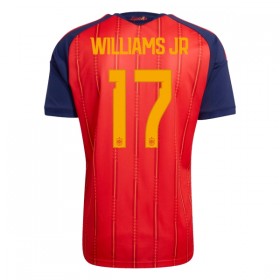 Günstige Fußballtrikots Spanien Williams JR 17 Heimtrikot FIFA WM 2026 Kurzarm