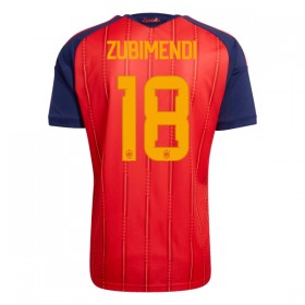 Günstige Fußballtrikots Spanien ZUBIMENDI 18 Heimtrikot FIFA WM 2026 Kurzarm