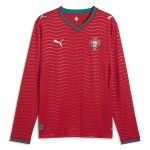 Günstige Fußballtrikots Portugal Heimtrikot FIFA WM 2026 Langarm