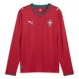Günstige Fußballtrikots Portugal Heimtrikot FIFA WM 2026 Langarm