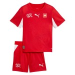 Günstige Fußballtrikots Schweiz Kinder Heimtrikot FIFA WM 2026 Kurzarm
