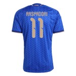 Günstige Fußballtrikots Italien Raspadori 11 Heimtrikot FIFA WM 2026 Kurzarm