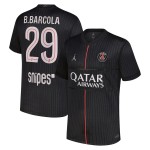 Günstige Fußballtrikots Paris Saint-Germain B. Barcola 29 Jordan Fourth trikot 2025-26 Kurzarm