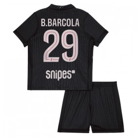 Günstige Fußballtrikots Paris Saint-Germain B. Barcola 29 Jordan Kinder Fourth trikot 2025-26 Kurzarm
