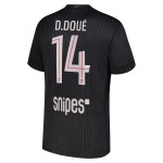 Günstige Fußballtrikots Paris Saint-Germain D. Doue 14 Jordan Fourth trikot 2025-26 Kurzarm