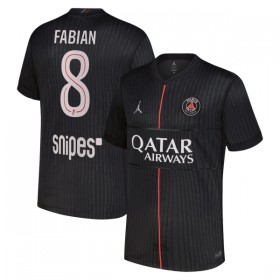 Günstige Fußballtrikots Paris Saint-Germain Fabian 8 Jordan Fourth trikot 2025-26 Kurzarm