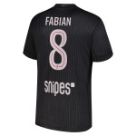 Günstige Fußballtrikots Paris Saint-Germain Fabian 8 Jordan Fourth trikot 2025-26 Kurzarm