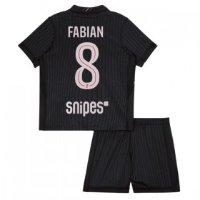 Günstige Fußballtrikots Paris Saint-Germain Fabian 8 Jordan Kinder Fourth trikot 2025-26 Kurzarm