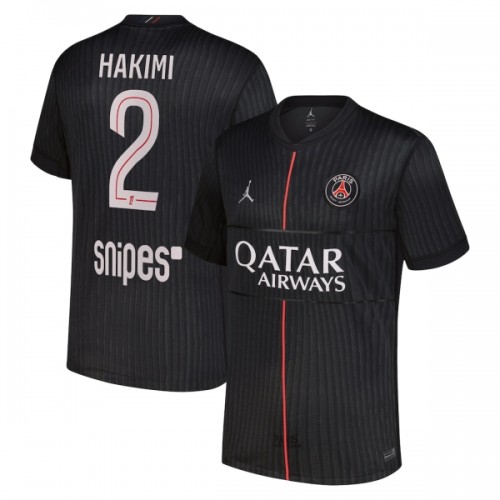Günstige Fußballtrikots Paris Saint-Germain Hakimi 2 Jordan Fourth trikot 2025-26 Kurzarm Günstige Fußballtrikots Paris Saint-Germain Hakimi 2 Jordan Fourth trikot 2025-26 Kurzarm