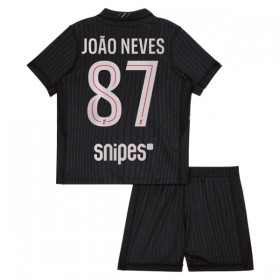 Günstige Fußballtrikots Paris Saint-Germain Joao Neves 87 Jordan Kinder Fourth trikot 2025-26 Kurzarm