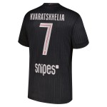 Günstige Fußballtrikots Paris Saint-Germain Kvaratskhelia 7 Jordan Fourth trikot 2025-26 Kurzarm