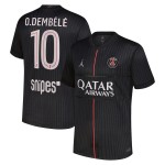 Günstige Fußballtrikots Paris Saint-Germain O. Dembele 10 Jordan Fourth trikot 2025-26 Kurzarm