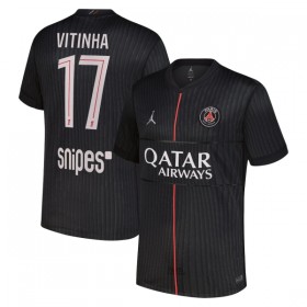 Günstige Fußballtrikots Paris Saint-Germain Vitinha 17 Jordan Fourth trikot 2025-26 Kurzarm