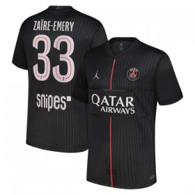 Günstige Fußballtrikots Paris Saint-Germain Zaire-Emery 33 Jordan Fourth trikot 2025-26 Kurzarm