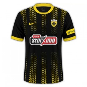 Günstige Fußballtrikots AEK Athens Auswärtstrikot 2025-26 Kurzarm
