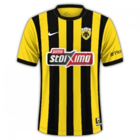 Günstige Fußballtrikots AEK Athens Heimtrikot 2025-26 Kurzarm