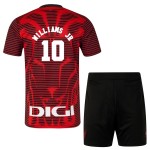 Günstige Fußballtrikots Athletic Bilbao Williams JR 10 Kinder Fourth trikot 2025-26 Kurzarm