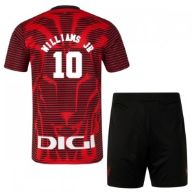 Günstige Fußballtrikots Athletic Bilbao Williams JR 10 Kinder Fourth trikot 2025-26 Kurzarm