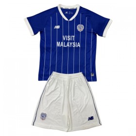 Günstige Fußballtrikots Cardiff City Kinder Heimtrikot 2025-26 Kurzarm