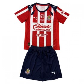 Günstige Fußballtrikots CD Guadalajara Kinder Heimtrikot 2025-26 Kurzarm