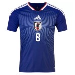 Günstige Fußballtrikots Japan Minamino 8 Heimtrikot FIFA WM 2026 Kurzarm