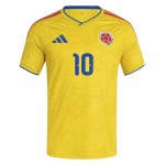 Günstige Fußballtrikots Kolumbien James 10 Heimtrikot FIFA WM 2026 Kurzarm