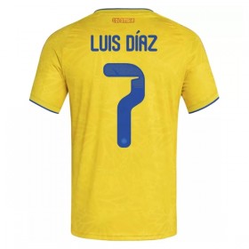 Günstige Fußballtrikots Kolumbien Luis Diaz 7 Heimtrikot FIFA WM 2026 Kurzarm