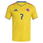 Günstige Fußballtrikots Kolumbien Luis Diaz 7 Heimtrikot FIFA WM 2026 Kurzarm
