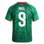 Günstige Fußballtrikots Mexiko Raul 9 Heimtrikot FIFA WM 2026 Kurzarm