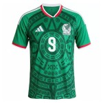 Günstige Fußballtrikots Mexiko Raul 9 Heimtrikot FIFA WM 2026 Kurzarm