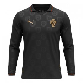 Günstige Fußballtrikots Portugal Black Panther 2025-26 Sonderausgabe Langarm