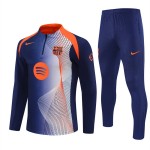 FC Barcelona Training Sweatshirts Viertelreißverschluss 2025-26 Blaue