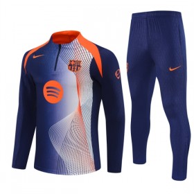 FC Barcelona Training Sweatshirts Viertelreißverschluss 2025-26 Blaue