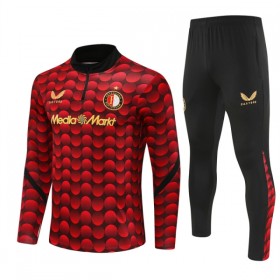 Feyenoord Rotterdam Training Sweatshirts Viertelreißverschluss 2025-26 Rote