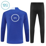 Kinder Chelsea Training Sweatshirts Viertelreißverschluss 2025-26 Blaue