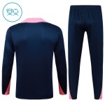 Kinder FC Barcelona Training Sweatshirts Viertelreißverschluss 2025-26 Blaue