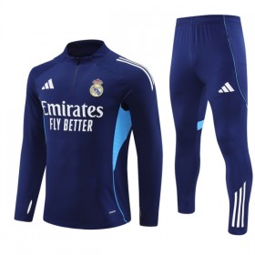 Real Madrid Training Sweatshirts Viertelreißverschluss 2025-26 Navy