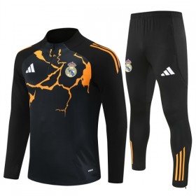 Real Madrid Training Sweatshirts Viertelreißverschluss 2025-26 Schwarze