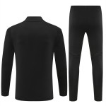 Real Madrid Training Sweatshirts Viertelreißverschluss 2025-26 Schwarze