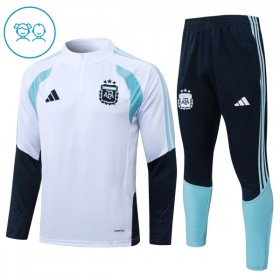 Kinder Argentinien Training Sweatshirts Viertelreißverschluss 2026-27 Weiße