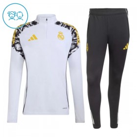 Kinder Real Madrid Training Sweatshirts Viertelreißverschluss 2026-27 Weiße