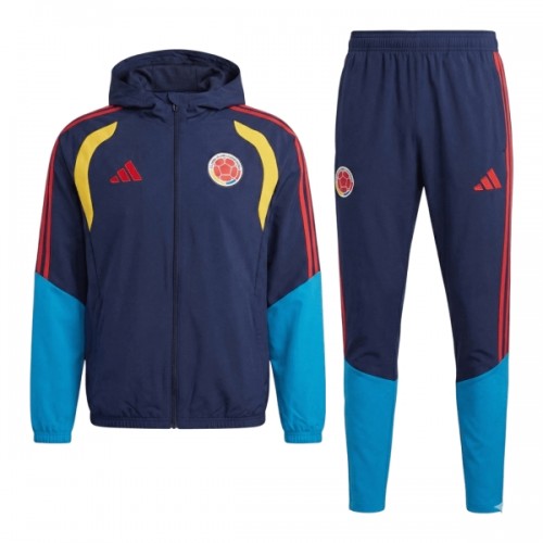Kolumbien Hooded Trainingsjacke 2026-27 Navy Kolumbien Hooded Trainingsjacke 2026-27 Navy