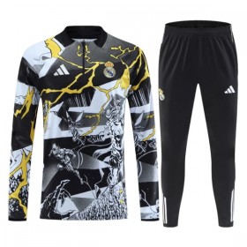 Real Madrid Marvel Training Sweatshirts Viertelreißverschluss 2026-27 Schwarze
