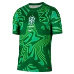 Günstige Fußballtrikots Brasilien Torwart Heimtrikot FIFA WM 2026 Grüne Kurzarm