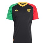 Günstige Fußballtrikots Jamaika Pre-Match FIFA WM 2026 Schwarze Kurzarm