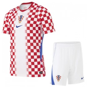 Günstige Fußballtrikots Kroatien Kinder Heimtrikot FIFA WM 2026 Kurzarm
