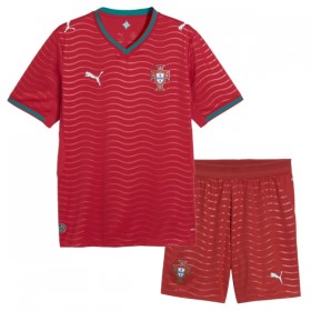 Günstige Fußballtrikots Portugal Kinder Heimtrikot FIFA WM 2026 Kurzarm