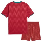 Günstige Fußballtrikots Portugal Kinder Heimtrikot FIFA WM 2026 Kurzarm
