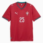 Günstige Fußballtrikots Portugal Nuno Mendes 25 Heimtrikot FIFA WM 2026 Kurzarm